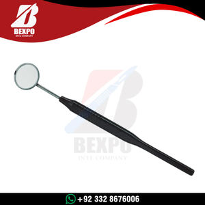 Kit de Exploración Dental de 3 Piezas con Recubrimiento de Titanio Negro, Kit Básico de Higiene Dental con Pinzas, Espejo y Explorador - Product Image 2