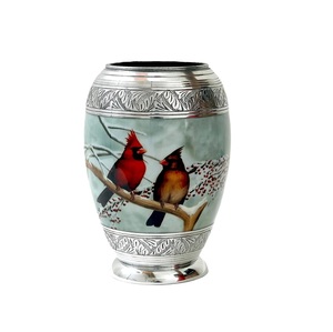 Nouvelle vente d'urnes funéraires en métal pour cendres humaines et pour des moments mémorables Urnes pour adultes de couleur antique - Product Image 2