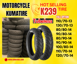 LLANTA DE MOTOCICLETA KUMA 110/70-13 130/70-13 80/90 90/90-14 90/80-14 100/80-14 120/70-14 NUEVO ESTADO VIETNAM ORIGEN TIPO TUBO - Product Image 2