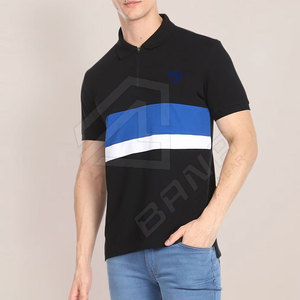 Ropa informal para hombre, camisetas polo de talla grande de algodón de alta calidad, transpirable a rayas, nuevo diseño de moda, camiseta Polo para hombre - Product Image 1