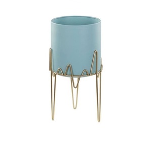 Stylish Design Metal Flower Plant Pot Luxurious Style Plant Pot Metal Flowering <b>Planter</b> Pot With <b>Gold</b> Plated Finishing - Product Image 2
