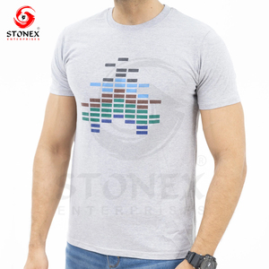 High Quality Vintage Washed Heavyweight Cotton Men's Custom Logo Printing Loose Fit O-Neck <b>Collar</b> Casual Graphic <b>T</b>-<b>Shirt</b> - Product Image 3