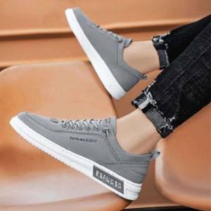 Nouvelles espadrilles respirantes et légères pour hommes, à lacets, avec semelle en caoutchouc, pour le printemps, chaussures de skate pour hommes - Product Image 3