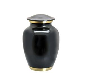 <b>Funeral</b> <b>Supplies</b> Brass Cremation Adult Urn Red Enameled Keepsake Adult Ashes Urn Exporters From India - Product Image 5