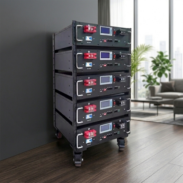 Widely Used 5KW Rack Mounted Solar Lithium-ion Batteries 100Ah 60Ah 50Ah LiFePO4 Battery Cabinet 48V for Renewable Energy System