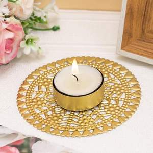 Bougeoirs élégants multicolores de haute qualité pour les mariages et les fêtes Décoration facile avec éclairage et parure - Product Image 3