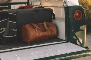 Bolsa de deporte para hombre grande personalizada al por mayor, lona de lona con cremallera duradera de la mejor calidad, equipaje de viaje informal de piel auténtica - Product Image 4