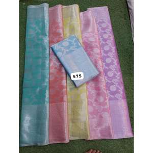 Heavy Party Wear Saree in Silk Blend with Intricate Work and Designer Finishing for Export Quantity Price - Product Image 5