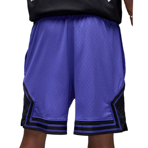 Shorts de basket-ball personnalisés, violet avec bordure noire, tissu en maille, shorts d'entraînement athlétique pour hommes - Product Image 2