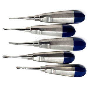 Kit de Elevadores Dentales Manuales de Acero Inoxidable Reutilizables - Diseño Ligero y Ecológico con Agarre Ergonómico para Extracción Dental - Product Image 4