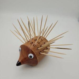 Porte-cure-dents en bois massif, minimaliste, de haute qualité, écologique, fait à la main, pour la cuisine et la salle à manger - Product Image 5