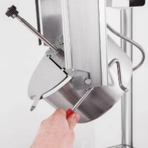 Machine à Popcorn Commerciale Électrique de Comptoir en Acier Inoxydable Rouge 53x45x65cm pour Bars à Snacks - Product Image 5