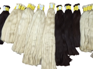 Proveedor vietnamita de cabello, venta al por mayor, Color ceniza, extensiones de cabello virgen a granel, peluca suelta, ondulada Natural, sin enredos, sin caída - Product Image 3