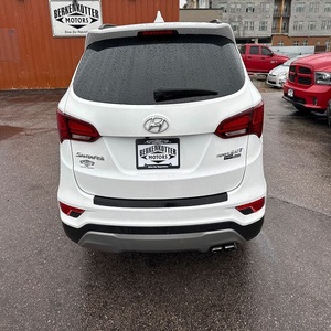 2017 Hyun-dai Santa Fe Sport 2.0T Ultimate AWD Condition utilisé boîte de vitesses automatique sièges en cuir caméra arrière alliage toit foncé KEI - Product Image 4