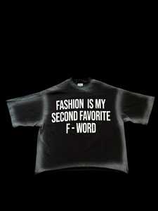 เสื้อยืดสำหรับผู้ชายดีไซน์ใหม่2025พิมพ์ลายสกรีนที่จางหายไปจากแสงแดดผ้าฝ้าย100% ตกหนัก GSM แบบครอปไหล่สีดำโอเวอร์ไซส์ - Product Image 2