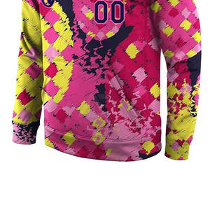 Custom Team Hockey Jerseys Ice Hockey <b>Hoodie</b> Wholesale 100% Polyester Sublimation Custom Team Ice Hockey Jersey for Men - Product Image 4