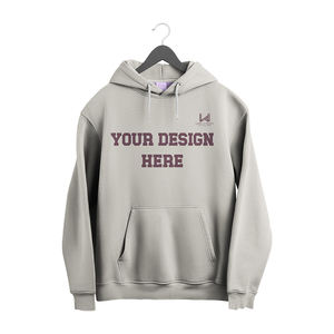 100% coton confortable motif solide tricoté sweat grande taille hommes femmes quotidien décontracté usage bas prix à capuche - Product Image 2