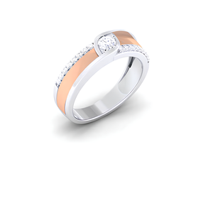 IGI Certified Diamond Solitaire <b>Ring</b> for Boy <b>Men</b> in 14K <b>18K</b> Solid <b>Gold</b> Handmade Unique Classic Dainty Wedding <b>Ring</b> - Product Image 1