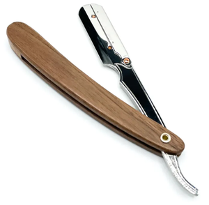 มีดโกนโกนหนวดสำหรับร้านตัดผมมืออาชีพทำจากสเตนเลสเคลือบสี - Product Image 1