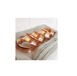 Anillo de cobre para servilleta, accesorio de Decoración de mesa, artesanía moderna antigua, accesorio para cena, lo último - Product Image 1