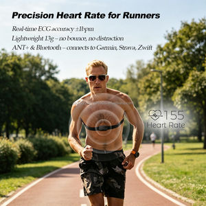 Moniteur de fréquence cardiaque ECG pour la poitrine, Bluetooth ANT+, étanche IP67, tracker d'activité pour Zwift <span class=keywords><strong>Strava</strong></span> - Prêt pour la vente en gros - Product Image 3