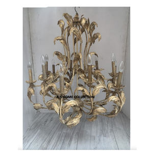 Lámparas de Araña de Latón de Diseño Real Dorado Clásico de Lujo para Dormitorio o Sala de Estar de Gran Tamaño - Product Image 2