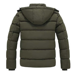 Vestes matelassées pour hommes de haute qualité 2025, multicolores, tissu personnalisable, rembourrage en coton, surdimensionnées, fermeture éclair, pour l'hiver - Product Image 4