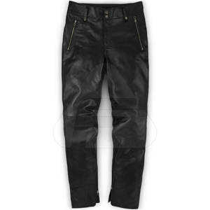 Pantalones de Cuero Genuino para Hombre, Servicio OEM, Logotipo Personalizado, Ligeros, Resistentes al Viento, Casuales, Antiarrugas, Cómodos, Elásticos y Rectos - Product Image 1