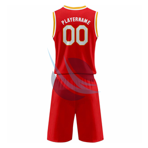 Uniforme de basket-ball personnalisé sublimé short en jersey respirant vêtements de sport OEM pour les équipes écoles Clubs commande minimale faible - Product Image 3