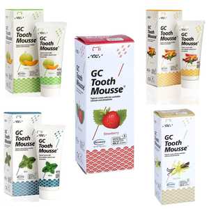 Mousse Dental GC 35ml Sabores Melón, Menta, Fresa, Tutti Frutti y Vainilla, Crema Dental Remineralizante para el Cuidado Bucal y Eliminación de la Placa - Product Image 1