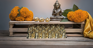 Vintage 1 pouce indien artisanat laiton éléphant vache chameau décor cloches luxe fait à la main décor à la maison accessoire paquet de 30 mur chambre décor - Product Image 2