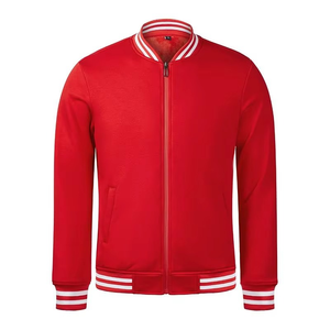 Vente en gros Veste d'université de baseball pour hommes Vêtements d'extérieur de sport à manches longues personnalisée Veste d'université de baseball décontractée pour hommes - Product Image 4