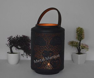 Farol Marroquí de Primera Calidad, Estilo Moderno Negro, Elegante, Decoración de Bodas, Decoración del Hogar, Farol Grande de Primera Calidad - Product Image 2