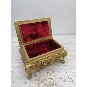 Boîte à bijoux or Royal Designer Organisateur de rangement décoratif élégant pour bagues Boucles d'oreilles Collier Bracelets Cadeau et décoration intérieure - Product Image 1