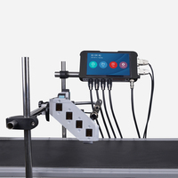 Printer Thermal2.5 Tij Resolusi Tinggi dengan Harga Pabrik, 4 Kepala Cetak 12.7mm untuk Pengkodean Karton, Tas, dan Kabel