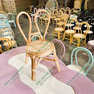 Chaises en rotin fabriquées à la main écologiques de haute qualité pour enfants modernes pour l'extérieur salon cuisine utilisation directement fabriqué - Product Image 4