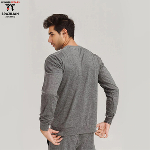 2022 mejor diseño de invierno para hombre, chándal 100% algodón para Fitness, Jogging, personalizado, venta al por mayor, cintura elástica ligera de alta calidad - Product Image 5