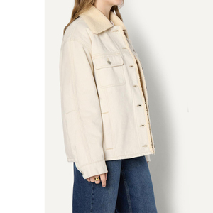 Veste en jean de qualité supérieure pour femmes, ajustable, respirante, douce pour la peau, veste en jean vierge - Product Image 3