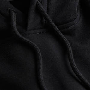 Autumn and Winter New Men's Fleece Hoodie Men Custom logo Cotton Thick Heavy <b>Weight</b> <b>Blank</b> Black Color Hoodies - Product Image 5