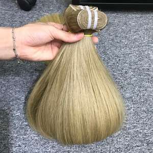 Paquets d'extensions de cheveux Remy vierges à double tirage de couleur claire crue droite naturelle à prix d'usine en gros - Product Image 2