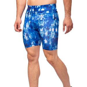 <b>Men's</b> Casual Mid Waist <b>Tights</b> Wholesale High <b>Compression</b> Solid Exercise Shorts for sportwear Jogging Running Sports Drawstring - Product Image 1