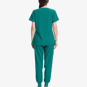 Uniforme de gommage en coton/polyester pour femmes ensemble détection d'aiguille personnalisé haute qualité mode gommages hôpital - Product Image 2
