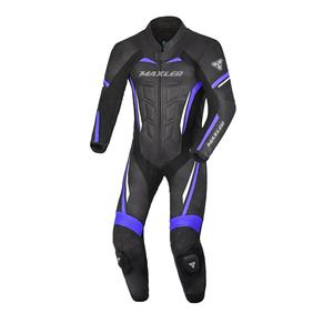 Veste de sport en cuir imperméable et réfléchissante pour homme, homologuée CE, coupe-vent, toutes saisons, 300g, pour moto et course automobile - Product Image 1