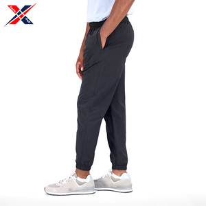 Pantalon en coton Easy pour homme Pantalon droit à taille élastique Pantalon de jogging personnalisé Pantalon ample à cordon de serrage à vendre en ligne - Product Image 2