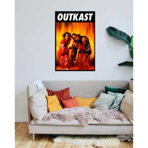 Affiche moderne Outkast avec cadre noir pour décoration murale - Product Image 1