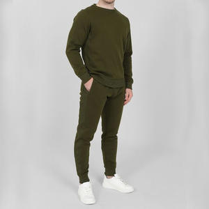 Conjunto Deportivo de Felpa de Algodón Transpirable para Hombre, Talla Grande, Diseño Casual, Ecológico, para Fitness y Deportes de Invierno - Product Image 4