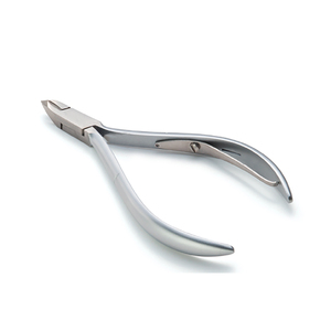 Pinces à cuticules professionnelles finition mate joint de recouvrement à ressort unique pleine/demi-mâchoire pinces à cuticules de toilettage des ongles lames 5mm 7mm - Product Image 1