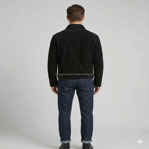 Custom Mens Genuine Cowhide Leather Bomber <b>Jacket</b> Vintage <b>Slim</b> <b>Fit</b> Winter Breathable OEM - Product Image 3