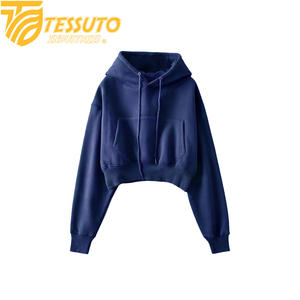 TESSUTO INDUSTRIES Sudadera con Capucha Tejida Larga Informal de Invierno para Mujer, Color Personalizado, Antipilling, Ecológica y Transpirable - Product Image 2