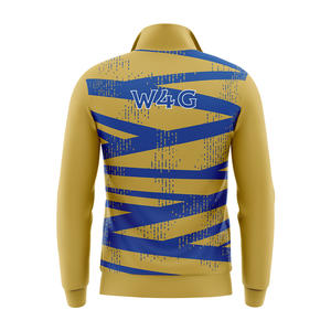 Vêtement de sport unisexe respirant à fermeture éclair intégrale personnalisé, veste bomber à logo imprimé en patchwork brodé, coupe ample, vêtement d'extérieur formel - Product Image 5